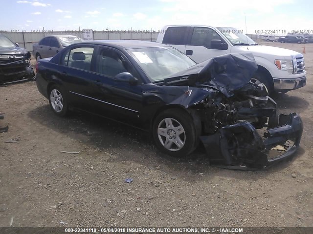 1G1ZT51F86F192149 - 2006 CHEVROLET MALIBU LT BLUE photo 1