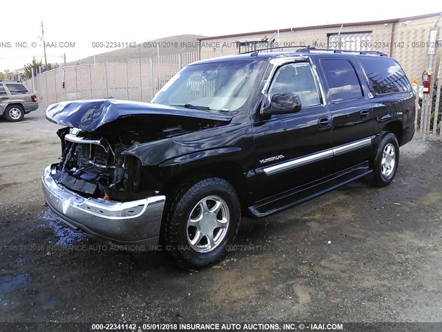 1GKFK16T63J264435 - 2003 GMC YUKON XL K1500 BLACK photo 2