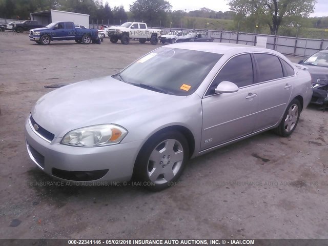 2G1WD58C669126672 - 2006 CHEVROLET IMPALA SUPER SPORT GRAY photo 2