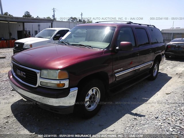 1GKEC16T41J299836 - 2001 GMC YUKON XL C1500 RED photo 2