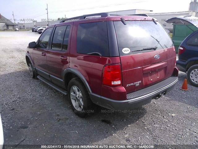 1FMZU63K63UB02956 - 2003 FORD EXPLORER XLT/XLT SPORT/NBX 勃艮第红 照片 3