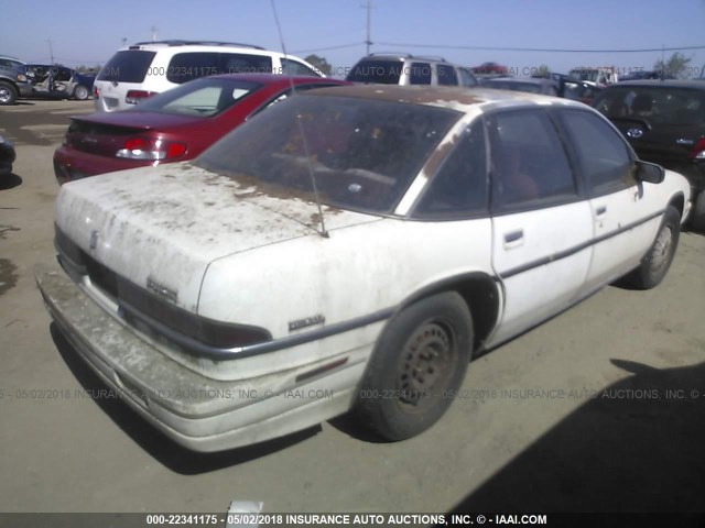 2G4WB54LXM1844011 - 1991 BUICK REGAL CUSTOM WHITE photo 4