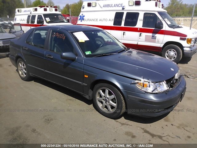 YS3ED48E1Y3066447 - 2000 SAAB 9-5 BLUE photo 1