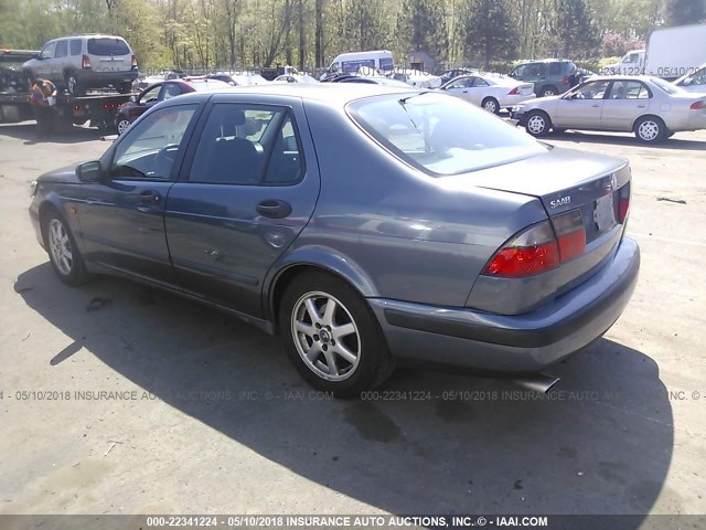 YS3ED48E1Y3066447 - 2000 SAAB 9-5 BLUE photo 3