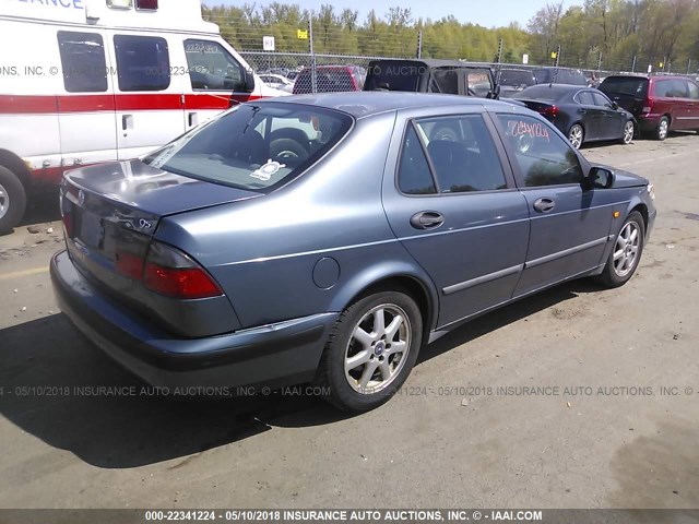 YS3ED48E1Y3066447 - 2000 SAAB 9-5 BLUE photo 4