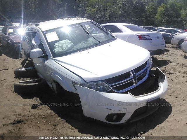 3C4PDCBG3FT664285 - 2015 DODGE JOURNEY SXT WHITE photo 1