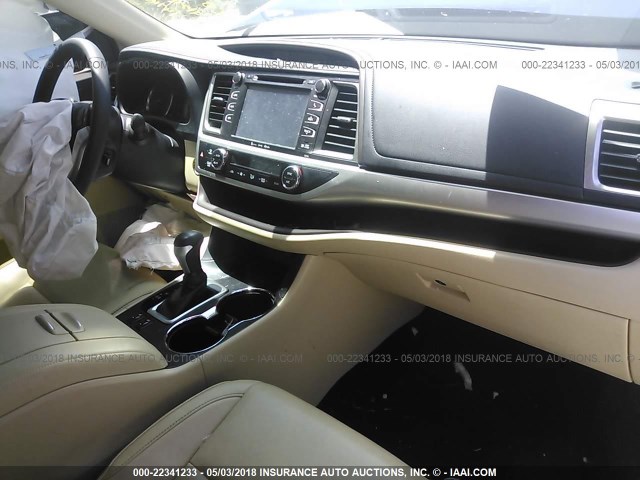 5TDKKRFH3GS147411 - 2016 TOYOTA HIGHLANDER XLE ლურჯი ფოტო 5