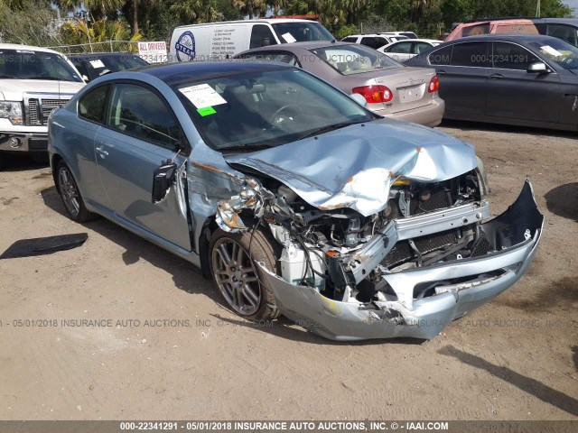 JTKDE167770185339 - 2007 TOYOTA SCION TC BLUE photo 1