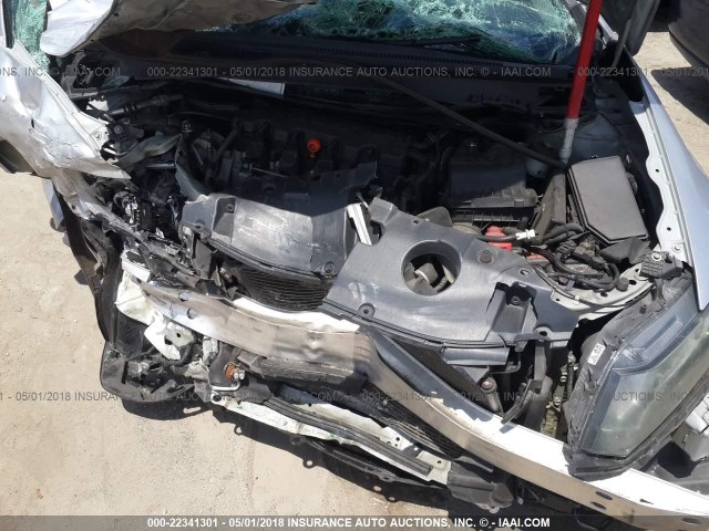 2HGFB2F94DH510702 - 2013 HONDA CIVIC EXL 银色 照片 10