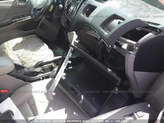 2HGFB2F94DH510702 - 2013 HONDA CIVIC EXL 银色 照片 5