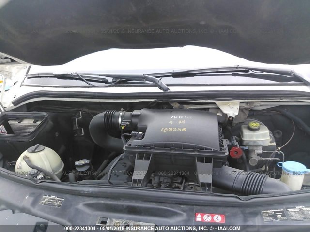 WDYPE8CC7B5583214 - 2011 FREIGHTLINER 2500 SPRINTER 2500 WHITE photo 9