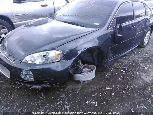 2G1WB5E32F1121901 - 2015 CHEVROLET IMPALA LIMITED LT GRAY photo 6