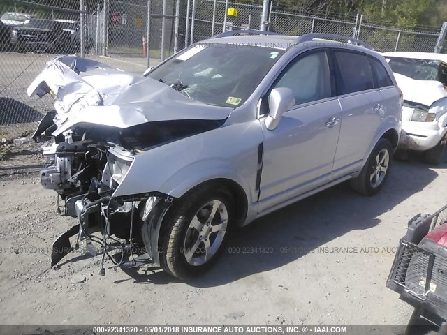 3GNAL3EK4ES569917 - 2014 CHEVROLET CAPTIVA LT SILVER photo 2