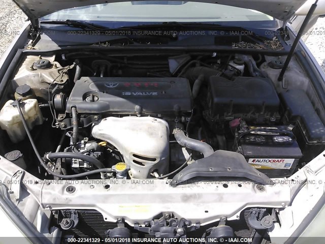 4T1BE32K84U910919 - 2004 TOYOTA CAMRY LE/XLE/SE TAN photo 10