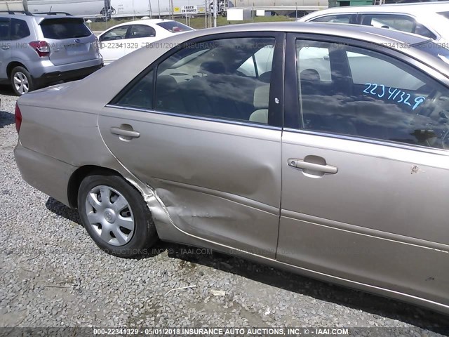 4T1BE32K84U910919 - 2004 TOYOTA CAMRY LE/XLE/SE TAN photo 6