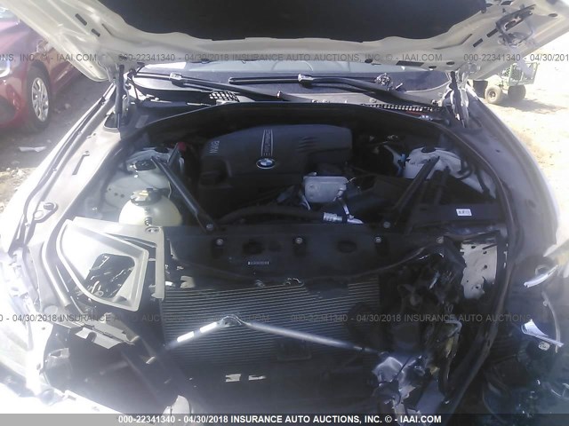 WBA5A7C58ED619039 - 2014 BMW 528 XI WHITE photo 10