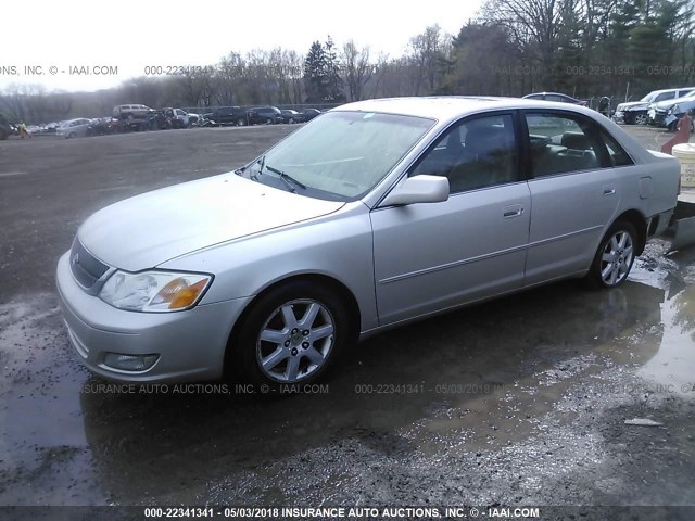 4T1BF28B9YU056821 - 2000 TOYOTA AVALON XL/XLS SILVER photo 2