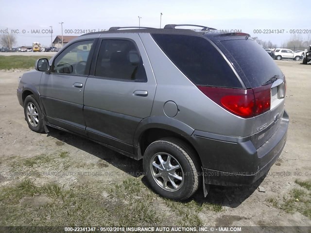 3G5DA03E44S510797 - 2004 BUICK RENDEZVOUS CX/CXL GRAY photo 3