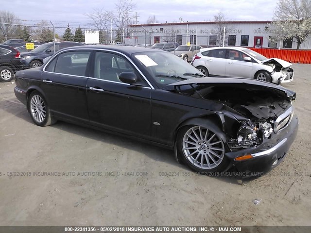 SAJWA79B86SH09264 - 2006 JAGUAR XJ8 L BLACK photo 1