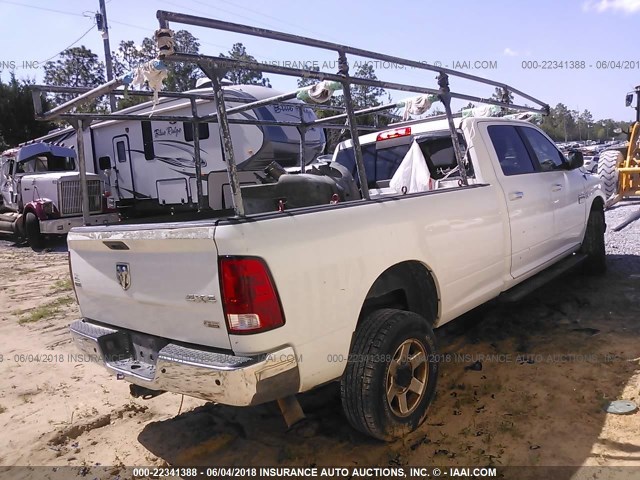 3D7UT2CL4BG623684 - 2011 DODGE RAM 2500 WHITE photo 4