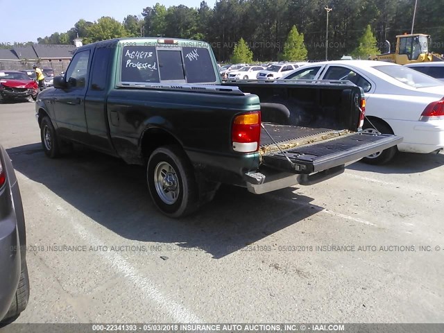 1FTYR14X5XTA64873 - 1999 FORD RANGER SUPER CAB GREEN photo 3