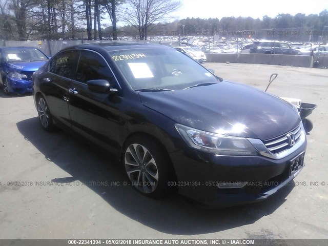 1HGCR2F5XDA247271 - 2013 HONDA ACCORD SPORT შავი ფოტო 1