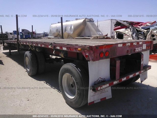 1GRDM96255M703263 - 2005 GREAT DANE FLATBED  RED photo 3