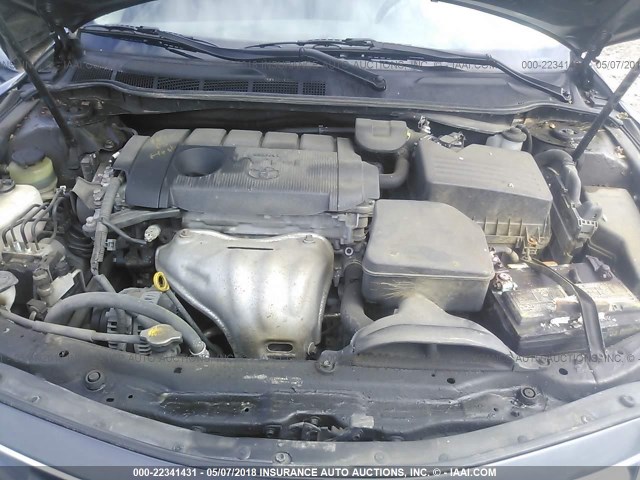 4T1BF3EK1BU203764 - 2011 TOYOTA CAMRY SE/LE/XLE GRAY photo 10
