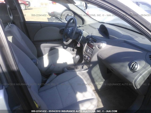 1G8AJ55F36Z137833 - 2006 SATURN ION LEVEL 2 SILVER photo 5