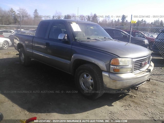 2GTEK19T2Y1272066 - 2000 GMC NEW SIERRA K1500 GRAY photo 1