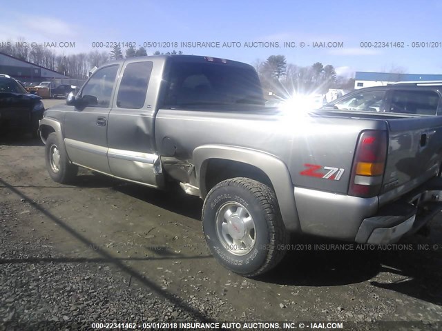 2GTEK19T2Y1272066 - 2000 GMC NEW SIERRA K1500 GRAY photo 3