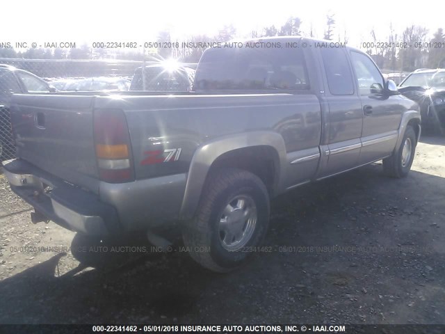 2GTEK19T2Y1272066 - 2000 GMC NEW SIERRA K1500 GRAY photo 4