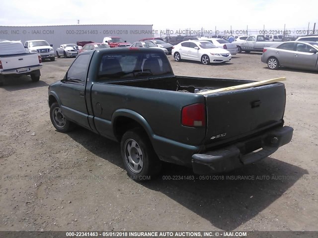 1GTCS1444WK518815 - 1998 GMC SONOMA GREEN photo 3