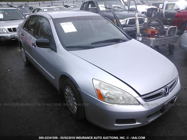 JHMCM56157C001182 - 2007 HONDA ACCORD VALUE SILVER photo 1