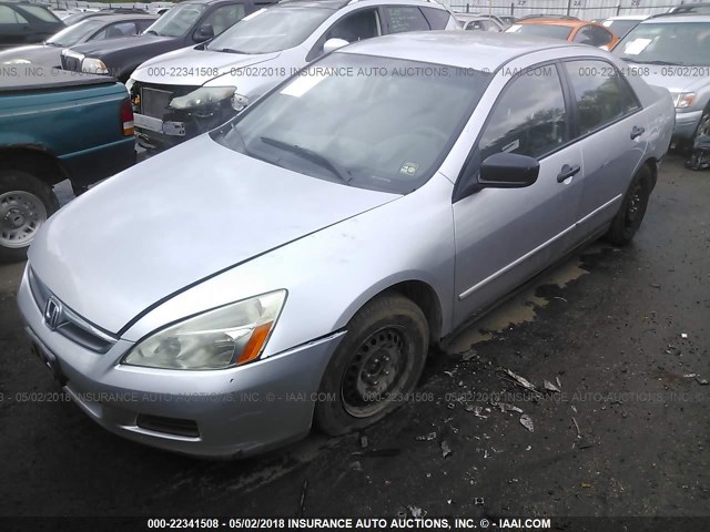 JHMCM56157C001182 - 2007 HONDA ACCORD VALUE SILVER photo 2