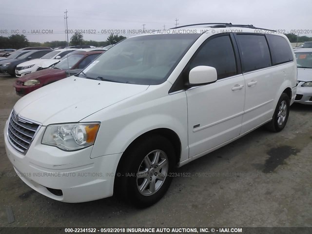2A8HR54PX8R773954 - 2008 CHRYSLER TOWN & COUNTRY TOURING WHITE photo 2