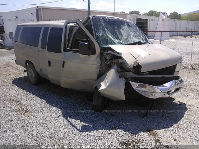 1FBSS31L57DB34961 - 2007 FORD ECONOLINE E350 SUPER DUTY WAGON TAN photo 1