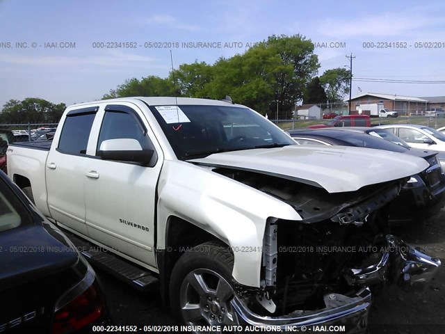 3GCUKREC0FG196514 - 2015 CHEVROLET SILVERADO K1500 LT WHITE photo 1