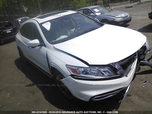 5J6TF2H56DL003328 - 2013 HONDA CROSSTOUR EXL WHITE photo 1