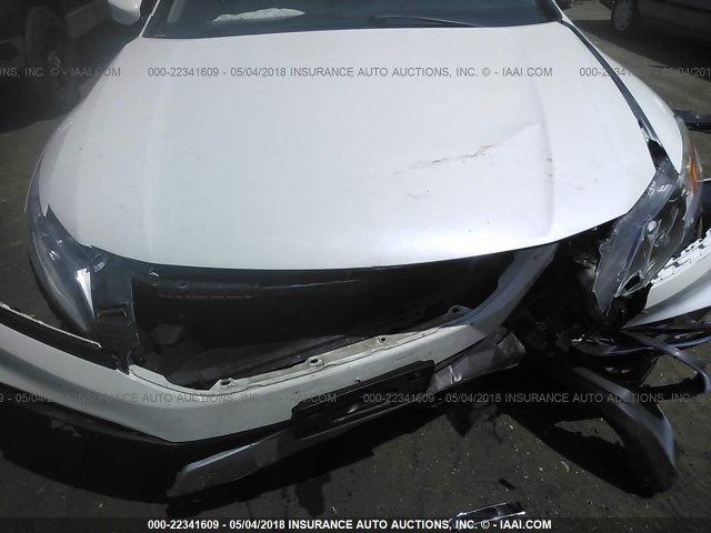 5J6TF2H56DL003328 - 2013 HONDA CROSSTOUR EXL WHITE photo 6