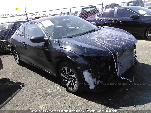 2HGFC4B5XHH302695 - 2017 HONDA CIVIC LX BLACK photo 1