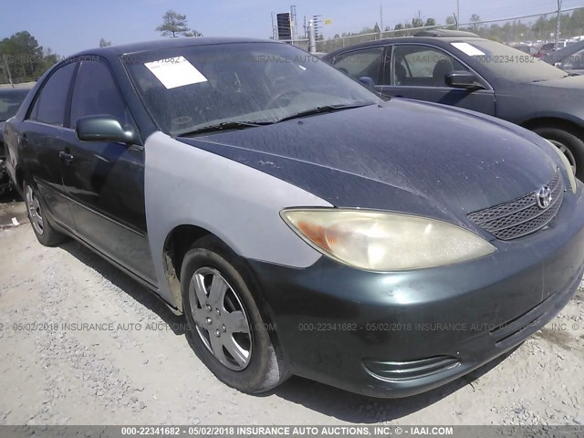 4T1BE32K64U304115 - 2004 TOYOTA CAMRY LE/XLE/SE მწვანე ფოტო 1