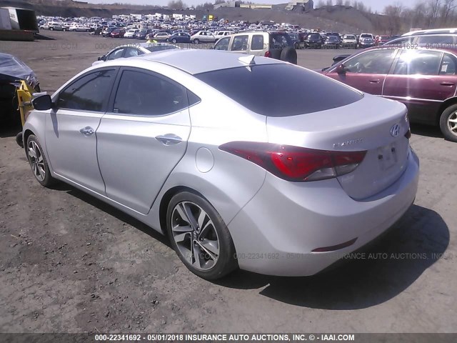 KMHDH4AE5EU144019 - 2014 HYUNDAI ELANTRA SE/SPORT/LIMITED SILVER photo 3