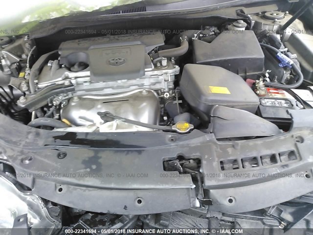4T1BF1FK5FU040271 - 2015 TOYOTA CAMRY LE/XLE/SE/XSE 灰色 照片 10