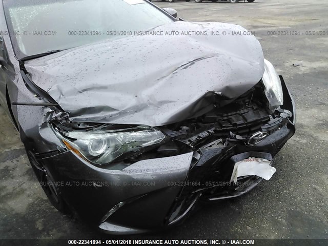 4T1BF1FK5FU040271 - 2015 TOYOTA CAMRY LE/XLE/SE/XSE 灰色 照片 6