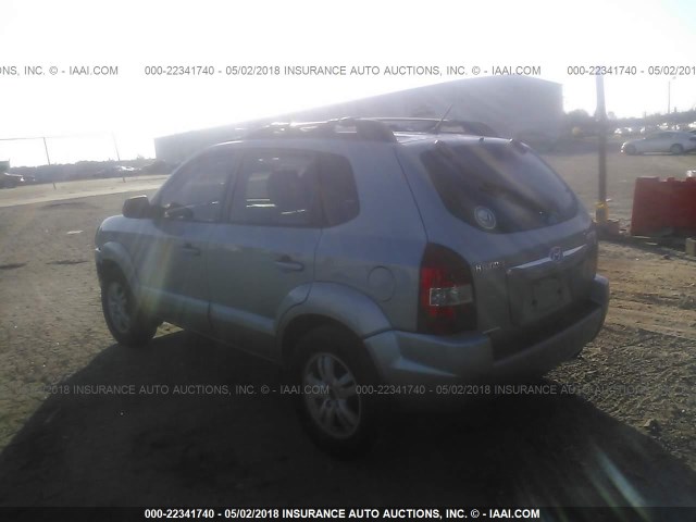 KM8JN12D27U638261 - 2007 HYUNDAI TUCSON SE/LIMITED TURQUOISE photo 3