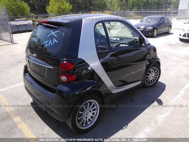 WMEEJ3BA4BK421500 - 2011 SMART FORTWO PURE/PASSION BLACK photo 4