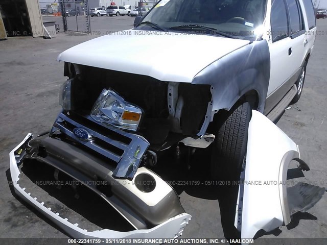 1FMJU1H58BEF38798 - 2011 FORD EXPEDITION XLT/KING RANCH WHITE photo 6