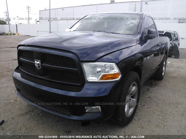 3C6JD6AT7CG261721 - 2012 DODGE RAM 1500 ST BLUE photo 2