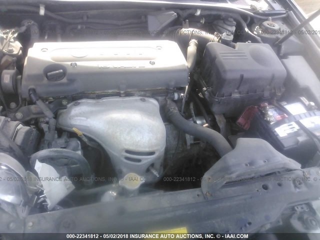 4T1BE30K32U072170 - 2002 TOYOTA CAMRY LE/XLE/SE BLACK photo 10